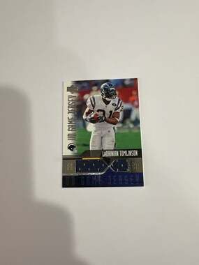 2004 Upper Deck Football LaDainian Tomlinson UD Game Jersey Relic Card #LT-GJ